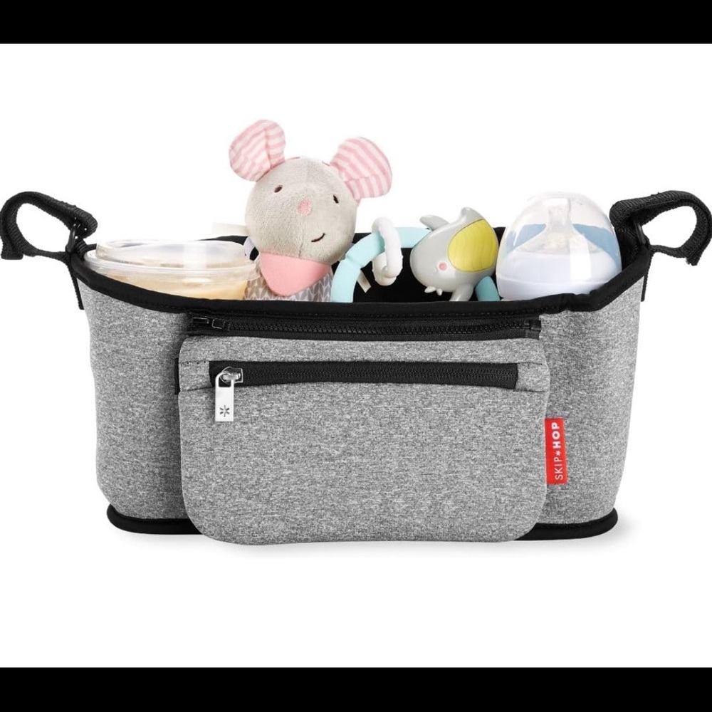 Skiphop stroller organizer grey